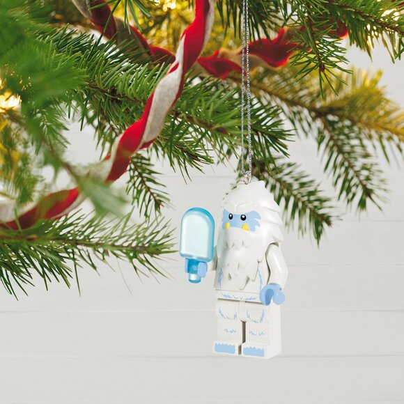 New! Lego Yeti Hallmark Keepsake Christmas Ornament Abominable Snowman Minifig - Picture 5 of 5